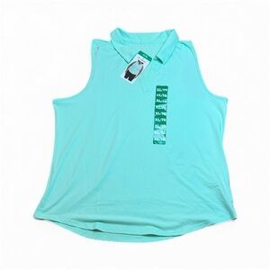 NWT Head Light Green Sleeveless Polo Top XL & XXL